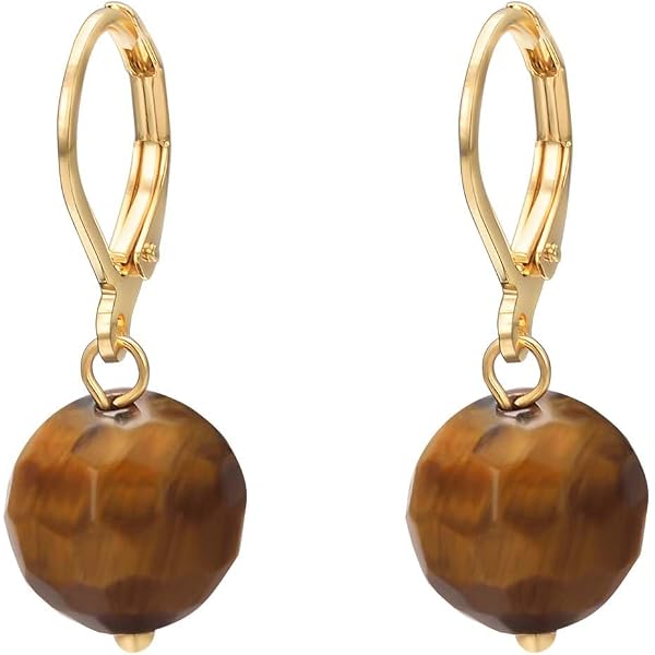 Vissen Grosses Perles Boucles D'Oreilles à Clip Pour Oreilles Non Percées - Plaqué Or Strass Chic