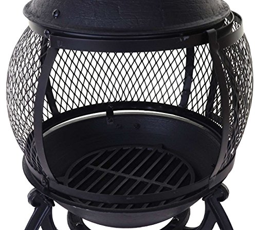 Gartenkamin Sanaa, Terrassenofen Feuerstelle, Gusseisen 92x41x41cm - 3