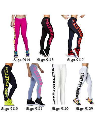 Zacoo Graphic Print Sport Yoga Gym Fitness Workout Gamaschen Hosen - 2