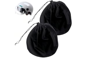 CATOR Lot de 2 sacs de casque de moto, housse de casque de moto, sac de moto, utilisé pour différents styles de casques de moto, sports de plein air, rangement divers et rangement de poupées, Noir