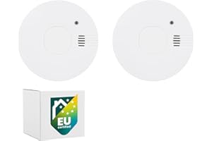 Smartwares set of 2 smoke detectors - 5-year replaceable batteries - Fast and reliable detection - 85 dB - FSM-11752