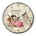 Produktbild Chaick Blume Wanduhrzeiten Multifunktionale Dekorative Retro Batterie Runde 30/34/40/50cm,43A,40CM