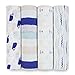 aden + anais Classic Swaddle (High Seas, Pack of 4)