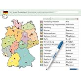 Ich kenne Deutschland - Bundesl&auml;nder und Landeshauptst&auml;dte: F&uuml;r die 3. bis 5. Klasse - Stabile wiederbeschreibbare Lernvorlag