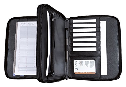 Preisvergleich Produktbild Bind 15500-1 Duo-Systemplaner A5, Lederimitat, schwarz, ohne Kalender