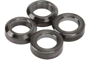 ‎TBEST Tbest Fahrrad-Bremssattel-Unterlegscheibe, 4 Stück, Fahrrad-Bremssattel-Abstandhalter, Konkave und Konvexe Titanlegierung, Mountainbike-Bremssattel-Unterlegscheibe