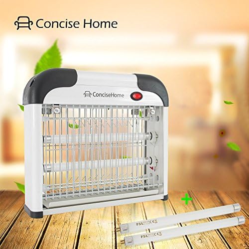 Concise Home 12W Electric Fly insect Killer Insect Pest Control Bug Fly Zapper Insect Fly Trap Mosquito UV Zapper A Separate Gift Of Two Lamps