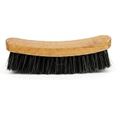 Ahşap Saplı Ayakkabı Fır&ccedil;ası &ndash; Doğal Kıllı, Ergonomik Tasarım, 20 cm