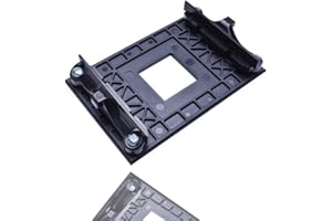 NMD&LR CPU Backplate, Plastic Backplane For Radiator Fan Bottom Shelf Suitable For AM4 AMD Bracket B350 X370 A320 Motherboard (BLACK)
