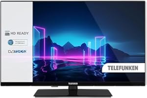 TELEFUNKEN TE32750S38YXD - TV 32 Pollici, LED, HD, DVB-T2, H.265 / HEVC, Nero