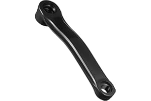 Yardwe Bike Crank Arm Left Bicycle Crank 170mm Metal Single Speed Crankset for Bicycle Mountain Road Bike