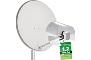 [ Test SEHR GUT, Note 1.2 *] GSS LNB Wetterschutz Abdeckung für 2 LNBs, LMB Wetterschutzkappe Wetterschutzhaube, Schutz vor Regen Hagel Schnee, LMB Schutzhaube für Satellitenschüssel, Haube Kappe