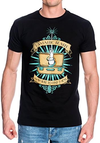 Fantastic Beasts Magic T-Shirt by Elbenwald Black - XXXL