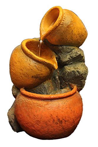 Tischbrunnen "Krüge" Springbrunnen Zimmerbrunnen Zierbrunnen Kaskade Dekoration