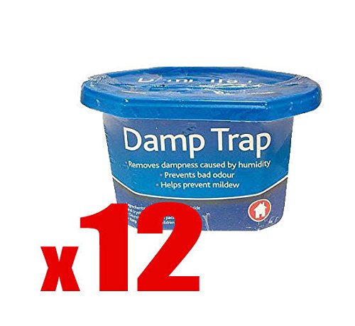 12 X Interior Dehumidifier - Damp Moisture Mould Mildew Trap Air Freshner