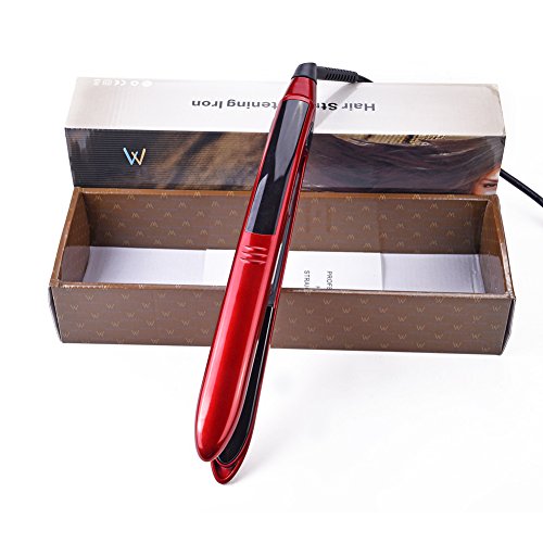 LadyHelena® Profi Keramik Haarglätter  Anti Frizz Glätteisen Lockenstab 2 in 1,Auto-Abschaltung LCD EU Stecker (mit Hochwertiger Keramikbeschichtung) - 5