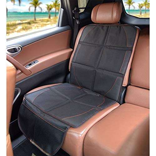 Preisvergleich Produktbild Sinbide Kindersitzunterlage Autositzschutz Autositzauflage Autositzschoner mit Organizer Kindersitzunterlage Isofix geeignet wasserabweisend
