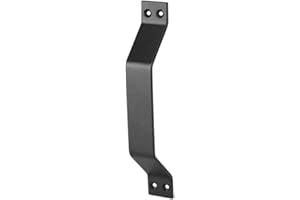 SMANDY Barn Door Handle Solid Carbon Steel Pull Handle Heavy Duty Flat Arched Design Gate Handle Wooden Door Decoration for Sliding Barn Doors Gates Garages Sheds