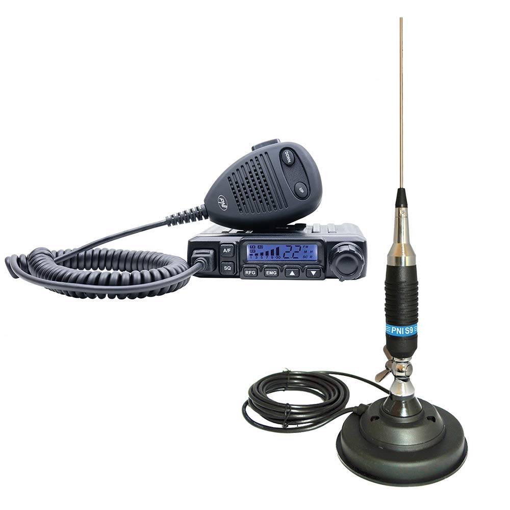 Antena inalámbrica CB PNI Escort HP 6500 ASQ + Pack CB PNI S9 con imán - 1