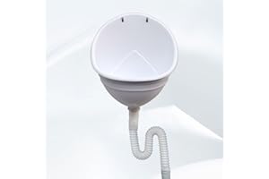 DEROR Urinarios de plástico Urinarios Masculinos sin Agua con Manguera,Desviador de urinario de baño público para Acampar al Aire Libre Grande,Urinarios con Descarga de Pared Inodoro de compostaje