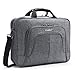 Produktbild UtoteBag 15,6 Zoll Laptop Tasche Schultertaschen Aktentasche Wasserabweisend Stoßfest Notebooktasche Business Laptoptasche Umhängetasche für Notebook/MacBook / Tablet,Herren und Damen,Grau