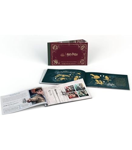 Royal Mail Harry Potter Prestige Briefmarkenbuch – 24 Seiten Mit Bildern & 15 Sonderbriefmarken