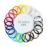 ※【COMPATIBILIDAD MEJORADA】 Estos filamentos de ABS pueden coincidir con la mayoría de las plumas de impresión 3D con boquilla de 1,75 mm (precisión dimensional +/- 0,05 mm), como RP100A, RP100B, RP600A, RP800A, V5, V3 ....