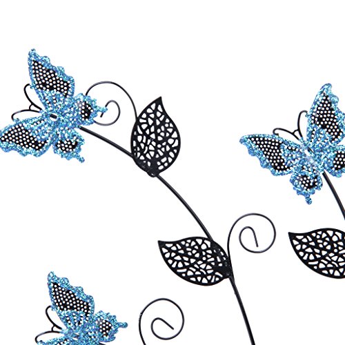 Blau Schmetterling Baum Schmuck Ständer Ohrring Halter Veranstalter Anzeige Rack - 8