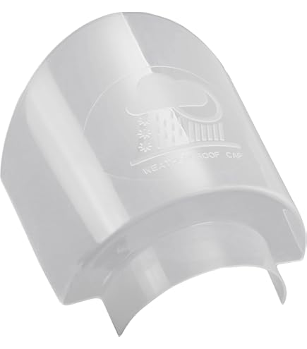 PremiumX LNB weerbeschermingsdeksel voor 1 x SAT TV LNB-kap beschermt tegen sneeuw, hagel, regen - interferentie-televisie