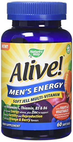 Alive! Men's Energy Soft Jell Multi-Vitamin (60 Soft Jells)