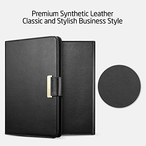 iPad Pro 9.7 Hülle, ESR® Intelligent Bildserie Unternehmen Stil PU Ledertasche mit Haspe mit Auto aufwachen / Schlaf Funktion Schutzhülle für iPad Pro 9.7 Zoll (Schwarz) - 8