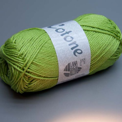Lana Grossa Cotone 023 green 50g Wolle