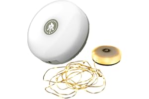 JYNKID Outdoor Waterproof Portable Stowable String Light, Camp String Lights, Outdoor Portable String Lights, Retractable LED Tent Camping Fairy Lights, LED String Lights for Camping Decor (8m,Warm)