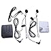Price comparison product image Leaftree Interphone Motorcycle Bike Helmet to Helmet Intercom Headset Communication,Black