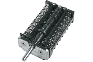 Backofenschalter Wahlschalter Schalter EGO 42.07000.088 Backofen Herd Whirlpool Bauknecht 480121100973 Indesit Hotpoint C00316613 mit 6/4,6mmØ Normachse passend auch Privileg Ignis Ariston