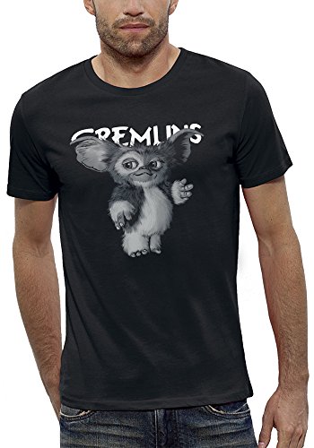 PIXEL EVOLUTION Camiseta 3D Gremlins en Realidad Aumentada Hombre - tamaño L - Negro