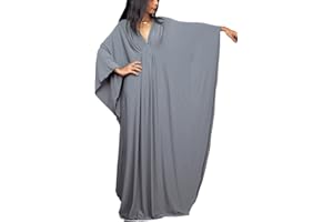 YouKD Wemen's Vestido largo estilo caftán bohemio, para la playa, talla única