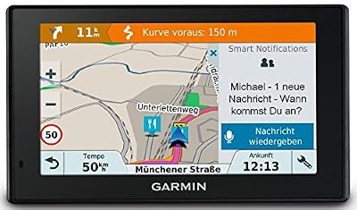 Garmin DriveSmart 51 - Wi-Fi intégré, Cartes, Trafic, Zones de danger à vie