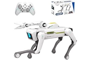 Ledovan Robot cane giocattolo telecomandato, può programmare, ballare, musica e interagire per bambini dai 3 ai 12 anni, supporta il controllo APP