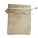 Produktbild Pixnor Baumwollbeutel Sackleinen Leinen Jute Tasche Schmuck Beutel Zugband Geschenktüten Organzabeutel Säckchen Beutel - 10 Stücke