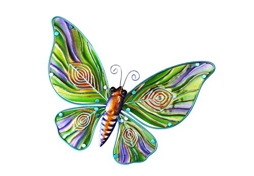 Deko-Schmetterling Metalldekoration Wanddekoration Glasdeko