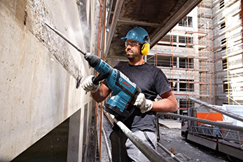 Bosch Professional GBH 8-45 D, 1.500 W Nennaufnahmeleistung, 12,5 J Schlagenergie, 12 – 45 mm Bohr-Ø in Beton mit Hammerbohrern, Koffer, Zusatzhandgriff - 4