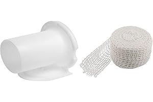 AlcoFermBrew Embossoir a Filet + Filet Elastique pour Poitrine 125/36 x 10M | Tube applicateur de Filet à Viande pour Filet à Viande