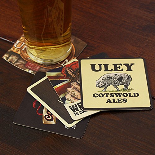 Verschiedene, traditionelle Bier Mats – Set von 50 – Pub Getränke Untersetzer, ideal für Sammler - 3