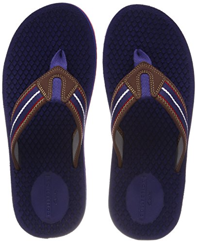 Clarks Levick Post, Sandales Bout Ouvert Homme, Bleu (Red/White/Blue), 43 EU