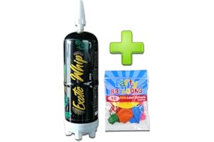 Jelly Joker 640g Exotic Whip N2O für Sahnebereiter inkl. 10 Schwarze Ballons für Deine Party