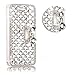 Price comparison product image Galaxy Note 9 Wallet Case,Lozeguyc Hand Made Luxury 3D Bling Crystal Rhinestone Leather Purse Flip Card Pouch Stand Cover Case for Samsung Galaxy Note 9-Silver