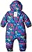 Hatley Baby-Girls Infant Winter Puffer -Graphic Deers Snowsuit, Blue (Multicolored Deer), 18-24 Months