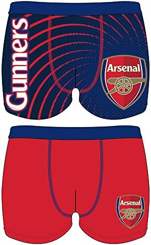 2 Pack - Mens Football Club Arsenal Novelty Official Boxer Short Trunks