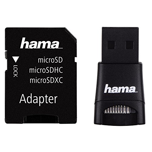 Hama microSD/microSDHC/microSDXC Adapter Set (USB 2.0), schwarz